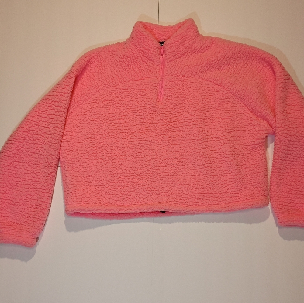 # 1009. NWOT. Zenana half-zip sherpa pullover.